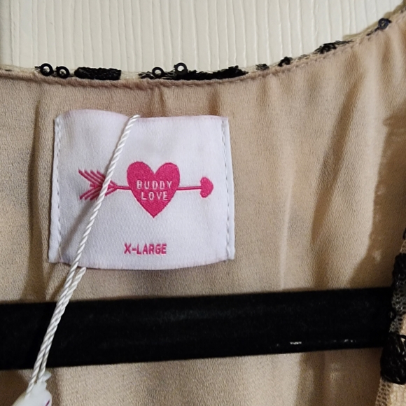 Buddy Love Black Floral Lace Dress - Picture 4 of 7